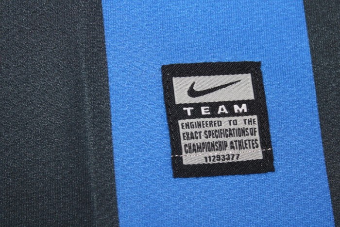 with Scudetto+UCL Patch Retro Jersey Inter Milan 2009-2010 Home Soccer Jersey