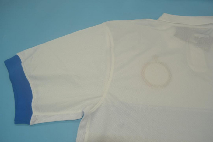 with Scudetto+UCL Patch Retro Shirt Inter Milan 2009-2010 Away White Soccer Jersey Vintage Football Shirt