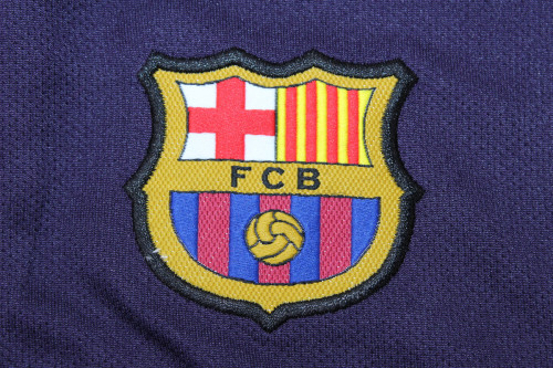 Retro Shorts 2016-2017 Barcelona Away Purple Soccer Shorts