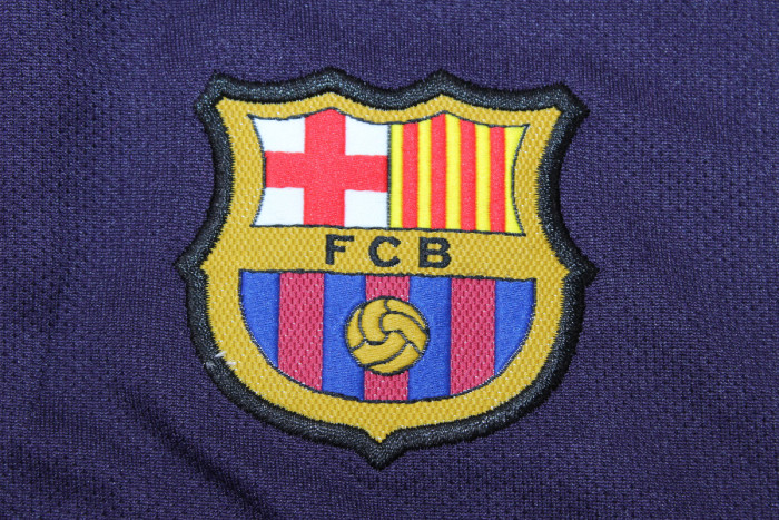 Retro Shorts 2016-2017 Barcelona Away Purple Soccer Shorts