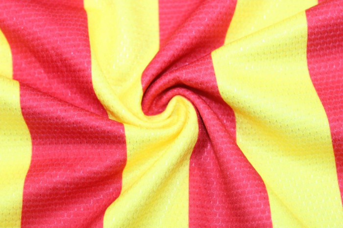 with LFP Patch Retro Jersey 2013-2014 Barcelona Away Yellow Soccer Jersey