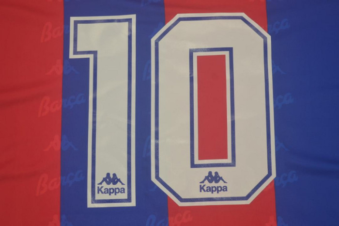 Retro Jersey 1992-1995 Barcelona 10 Home Soccer Jersey