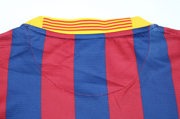 with LFP Patch Retro Jersey 2013-2014 Barcelona MESSI 10 Home Soccer Jersey Vintage Football Shirt