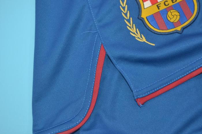 Retro Shorts 2007-2008 Barcelona Home Soccer Shorts Vintage Football Shorts