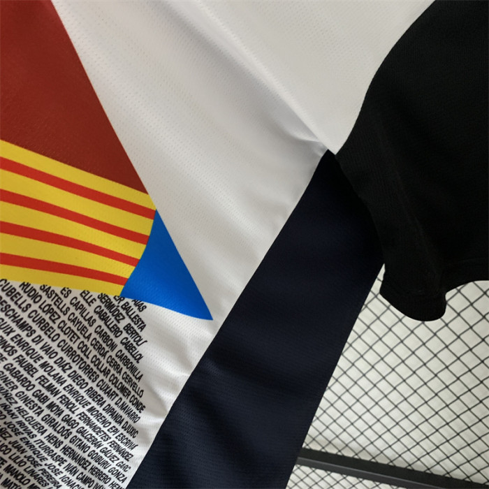Fan Version 2023-2024 Valencia Colorful Soccer Jersey