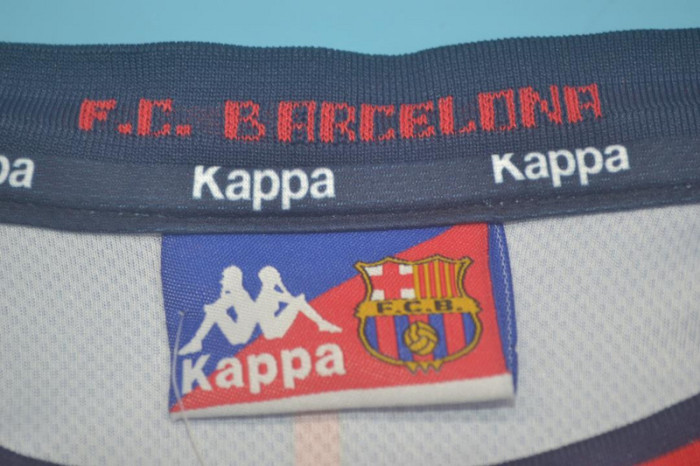 with LFP Patch Retro Jersey 1997-1998 Barcelona GUARDIOLA 4 Home Soccer Jersey
