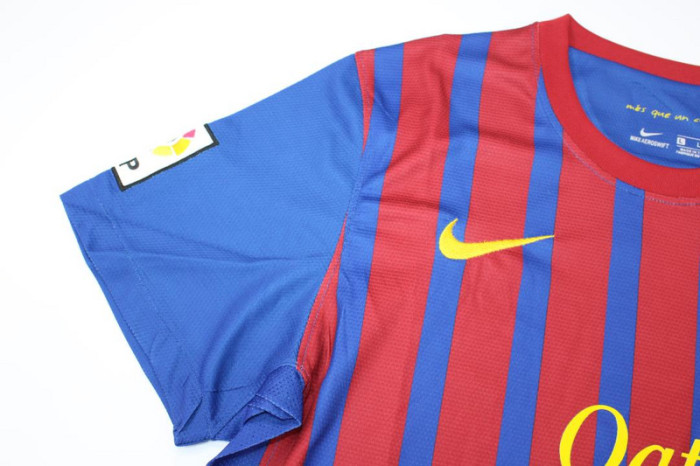 with LFP Patch Retro Jersey 2011-2012 Barcelona Home Soccer Jersey