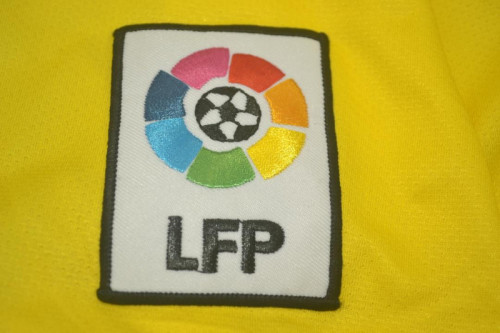 Retro Jersey 2008-2009 Barcelona Away Yellow Soccer Jersey Vintage Football Shirt