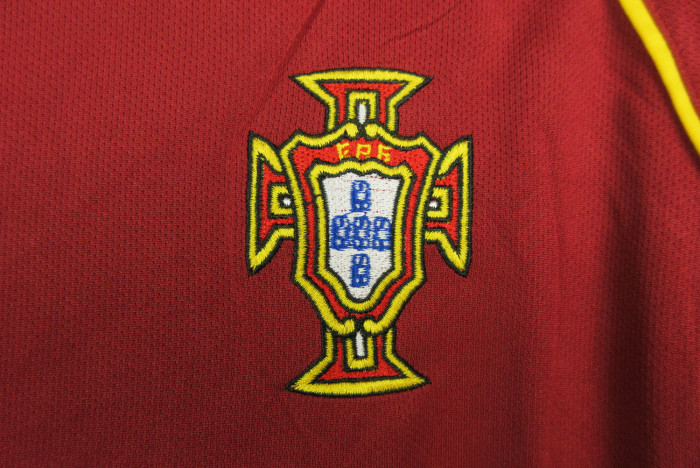 Retro Jersey 2002 Portugal Home Soccer Jersey Vintage Football Shirt
