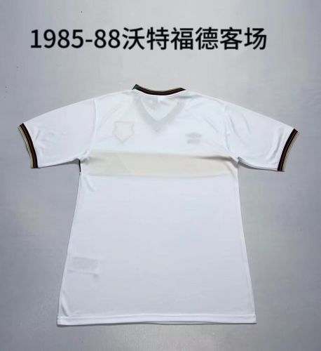 Retro Jersey 1985-1988 Watford Away White Soccer Jersey Football Shirt