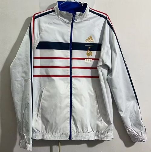 Retro Jacket 1998 France Soccer Reversible Windbreaker Jacket Football Jacket