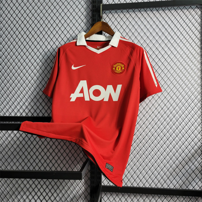 Retro Jersey 2010-2011 Manchester United Home Vintage Soccer Jersey