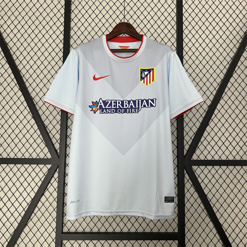 Retro Jersey 2013-2014 Atletico Madrid Away Grey Vintage Soccer Jersey