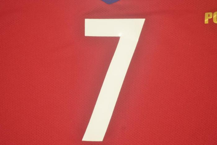 with Front Lettering+UEFA European Champions+Euro Patch Retro Jersey 2016 Portugal RONALDO 7 Home Vintage Soccer Jersey