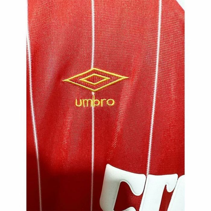 Long Sleeve Retro Jersey 1982-1983 Liverpool Home Soccer Jersey Vintage Football Shirt