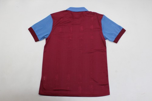 Retro Jersey 1995-1996 Aston Villa Home Soccer Jersey Vintage Football Shirt
