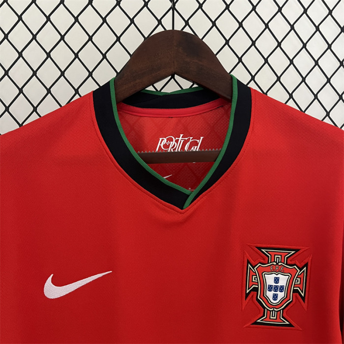 Fans Version 2024 Portugal Home Soccer Jersey Football Shirt