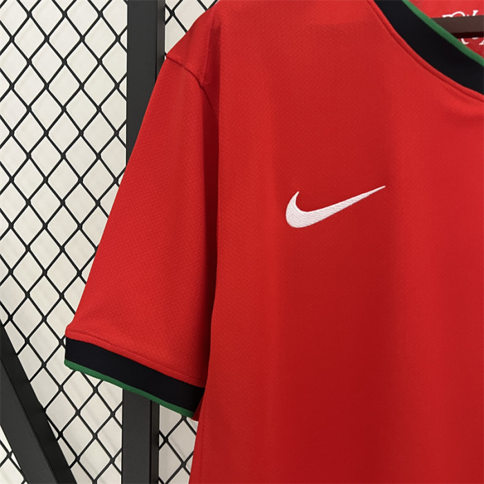Fans Version 2024 Portugal Home Soccer Jersey Football Shirt