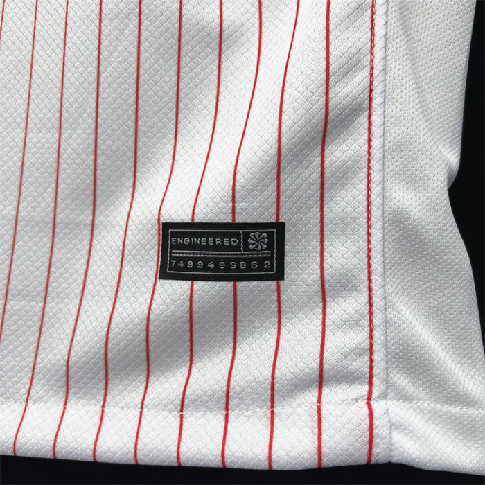 Fan Version 2024 France Away White Soccer Jersey Football Shirt
