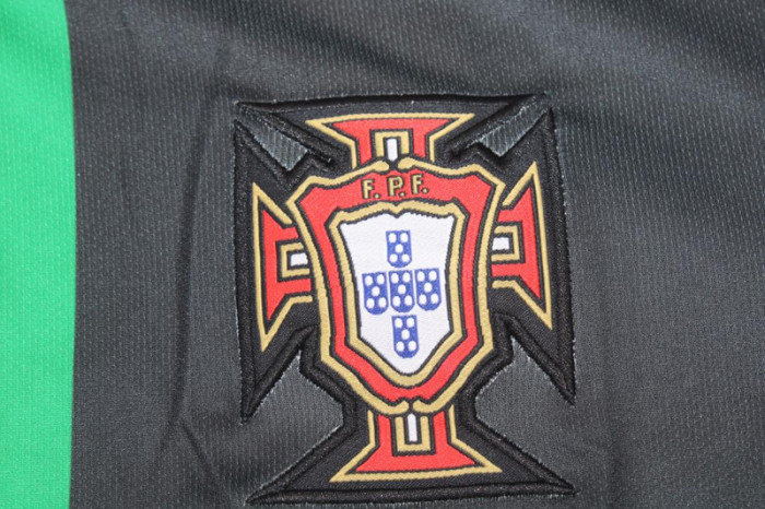 Retro Jersey 2018 World Cup Portugal Pre-Match Black Soccer Jersey