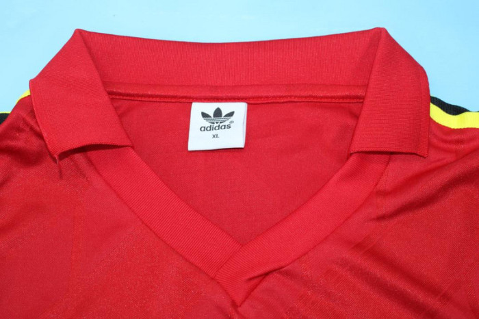 Retro Jersey 1986 BEL Home Soccer Jersey Vintage Football Shirt