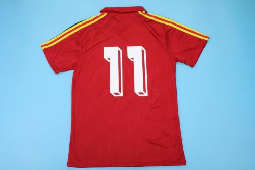 Retro Jersey 1986 BEL Home Soccer Jersey Vintage Football Shirt
