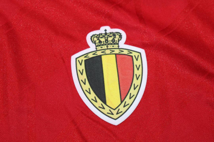 Retro Jersey 1986 BEL Home Soccer Jersey Vintage Football Shirt