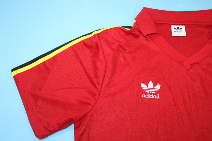 Retro Jersey 1986 BEL Home Soccer Jersey Vintage Football Shirt