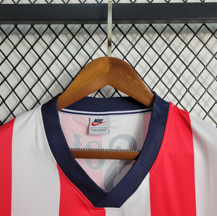 Retro Camisetas de Futbol 1996-1997 Chivas 10 Home Vintage Soccer Jersey Football Shirt