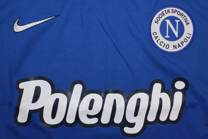 Retro Jersey 1998 Calcio Napoli Home Soccer Jersey Naples Football Shirt