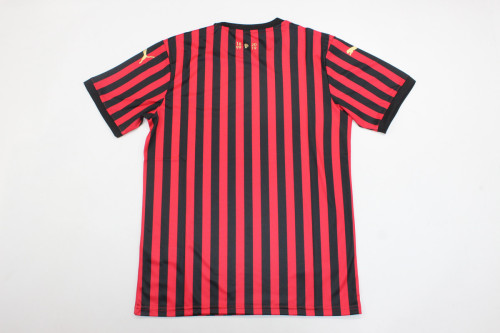 with Serie A+Trophy 7 Patch Fan Version 1660-1899 AC Milan 120th Edition Home Soccer Jersey AC Futbol Shirt