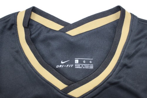 Long Sleeve Retro Jersey 2020-2021 Barcelona Away Black Vintage Soccer Jersey