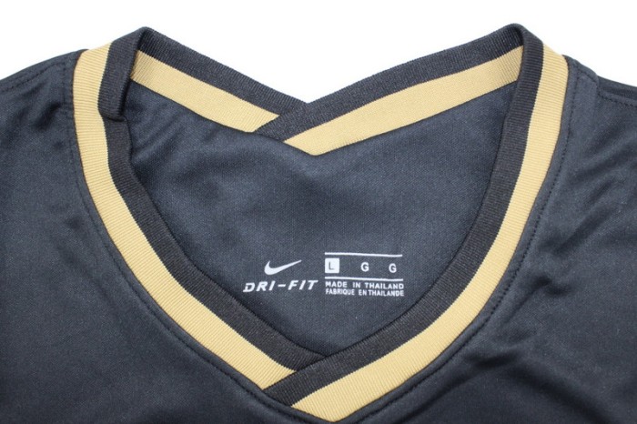 Long Sleeve Retro Jersey 2020-2021 Barcelona Away Black Vintage Soccer Jersey