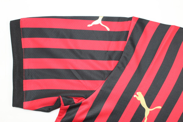 Fan Version 1660-1899 AC Milan 120th Edition Home Soccer Jersey AC Futbol Shirt