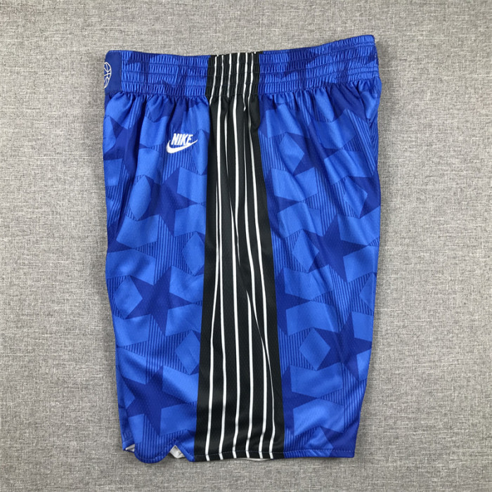 Orlando Magic NBA Shorts Blue Stars Basketball Shorts