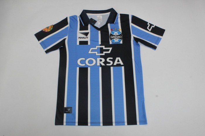Retro Camisetas de Futbol 1998 Gremio RONALDINHO 10 Home Soccer Jersey Vintage Football Shirt