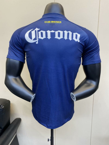 Retro Jersey 2011-2012 Club America Aguilas Away Dark Blue Soccer Jersey