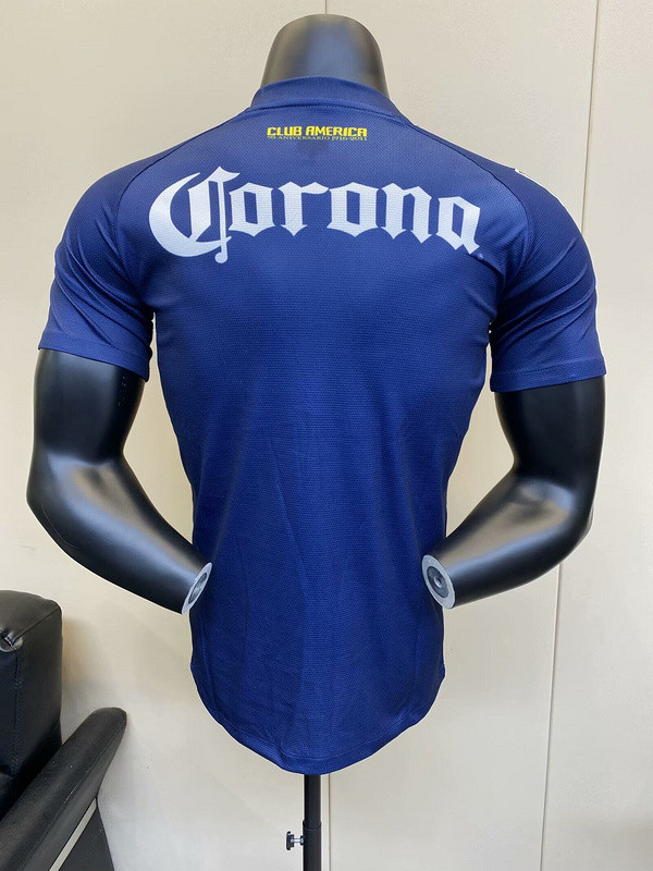 Retro Jersey 2011-2012 Club America Aguilas Away Dark Blue Soccer Jersey