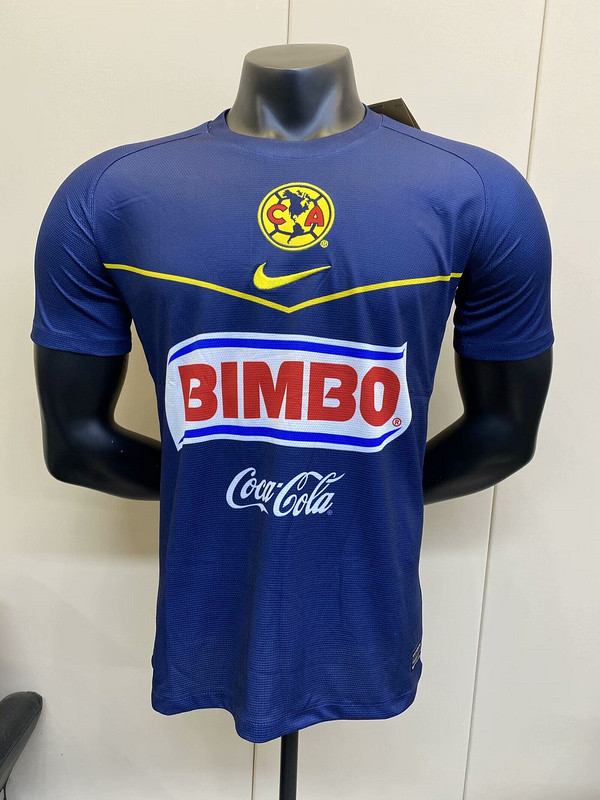 Retro Jersey 2011-2012 Club America Aguilas Away Dark Blue Soccer Jersey