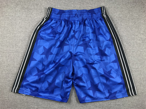 Orlando Magic NBA Shorts Blue Stars Basketball Shorts