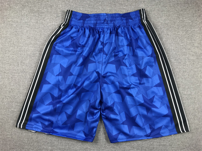 Orlando Magic NBA Shorts Blue Stars Basketball Shorts