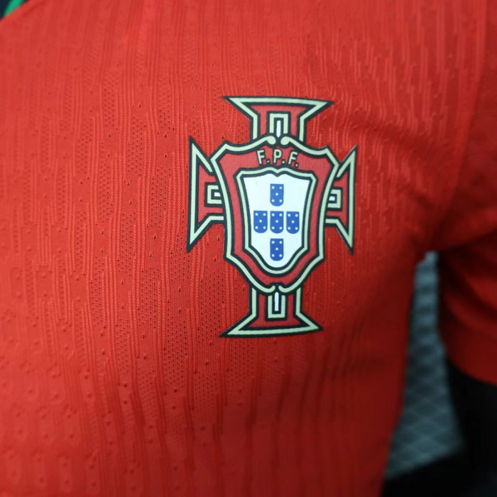 Player Version 2024 Portugal Home Soccer Jersey Football Shirt
