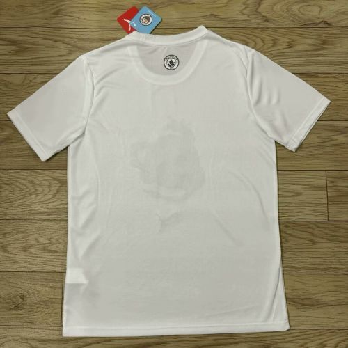 Fan Version Manchester City 2024 Dragon Year Version White Jersey Man City Football Shirt
