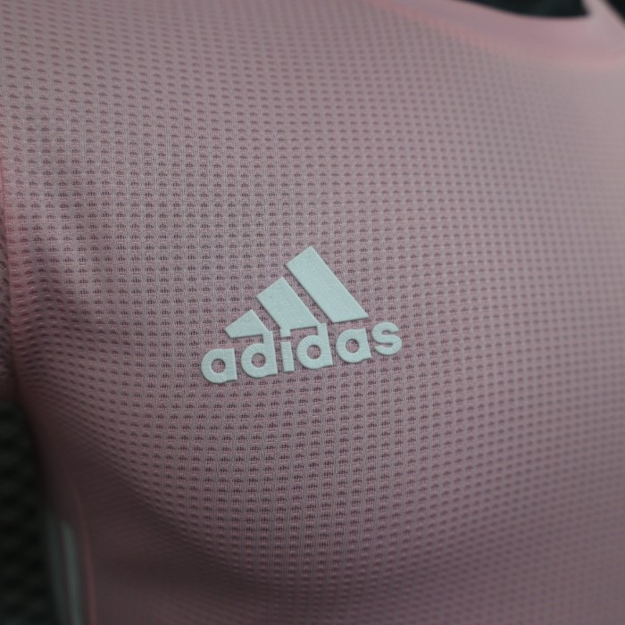 Player Version 2024 Algeria Pink Soccer Jersey