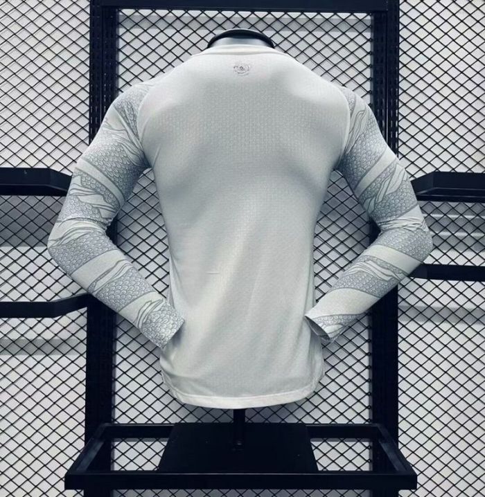 Long Sleeve Player Version Manchester City 2024 Year of the Dragon Jersey Man City Football Shirt