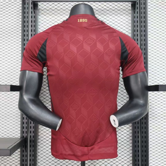 Player Version 2024 BEL Home Soccer Jersey Football Shirt