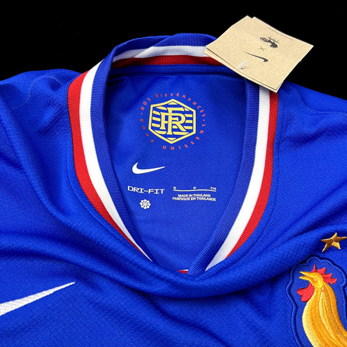 Fan Version 2024 France Home Soccer Jersey Football Shirt