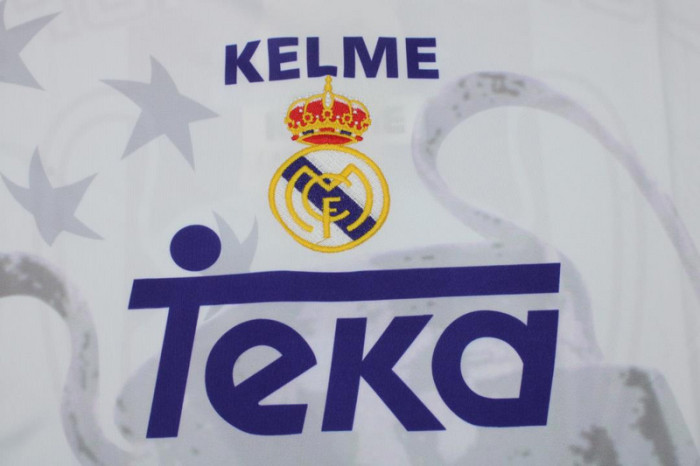 Retro Jersey 1997-1998 Real Madrid Champions League 7 COPA EUROPA Commemorative Edition Soccer Jersey