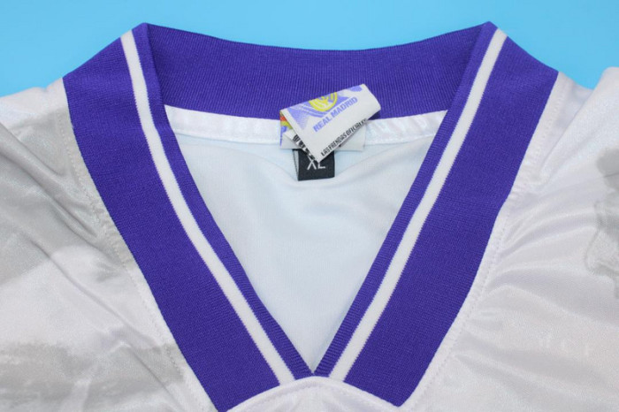 Retro Jersey Real Madrid 1996-97 Champeon de Liga Home Soccer Jersey