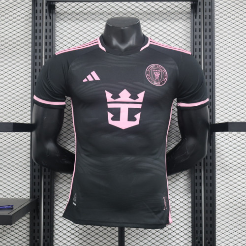 Player Version 2024-2025 Inter Miami Away Black Soccer Jersey